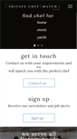 Mobile Screenshot of privatechefmatch.com